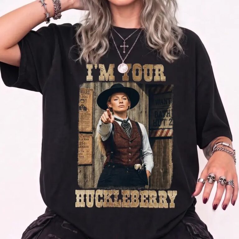 “Free Shipping” Sophie Cunningham “I’m Your Huckleberry” Shirt .#