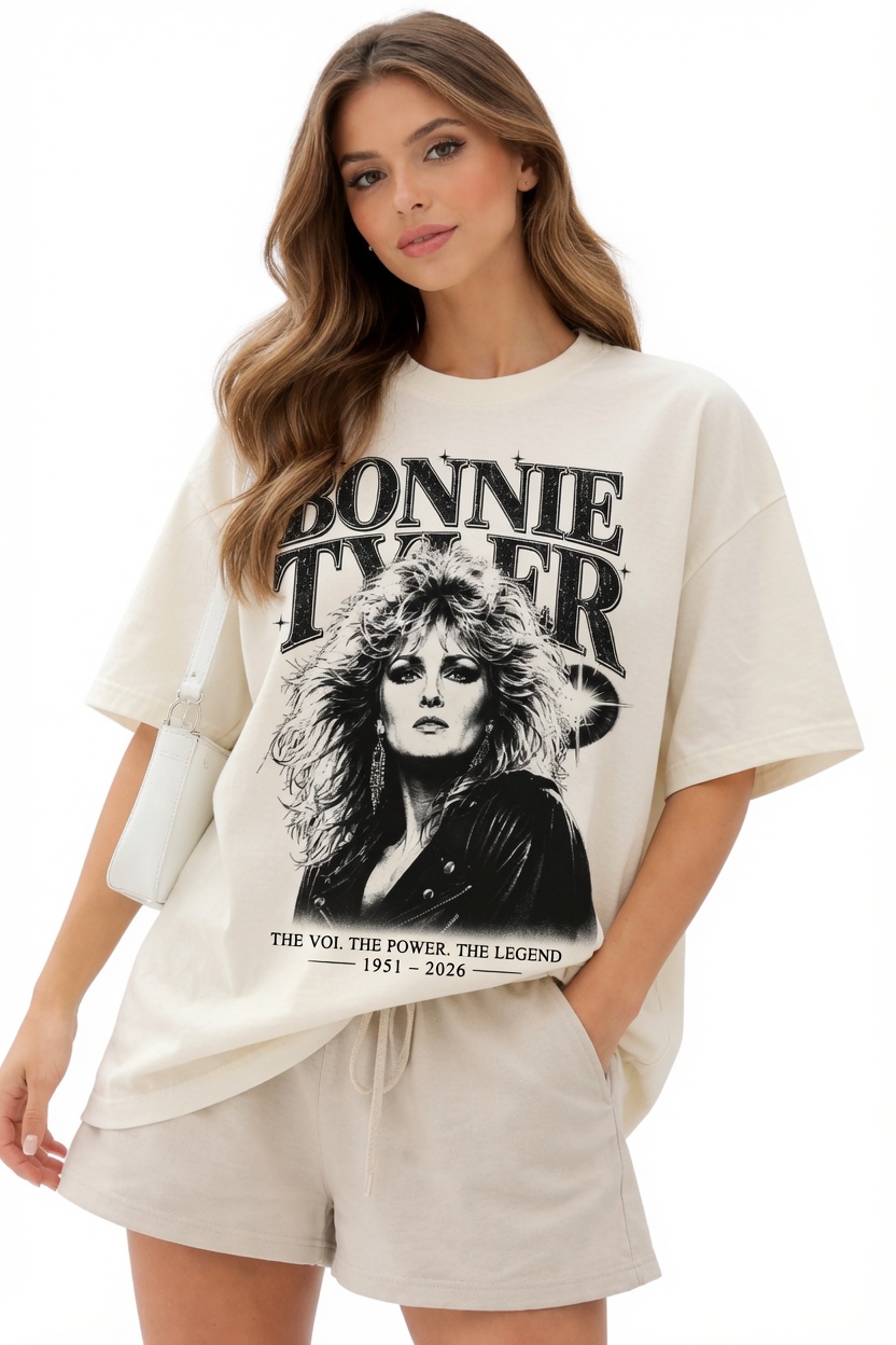 Bonnie Tyler Shirt & Sweater, Vintage 80s Music Graphic Tee, Retro Pop Rock Shirt, Music Legend Fan Gift