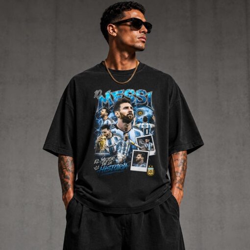Messi World Champion Tee, Messi GOAT T-Shirt, Messi 10 Graphic Tee, Messi WC 2026