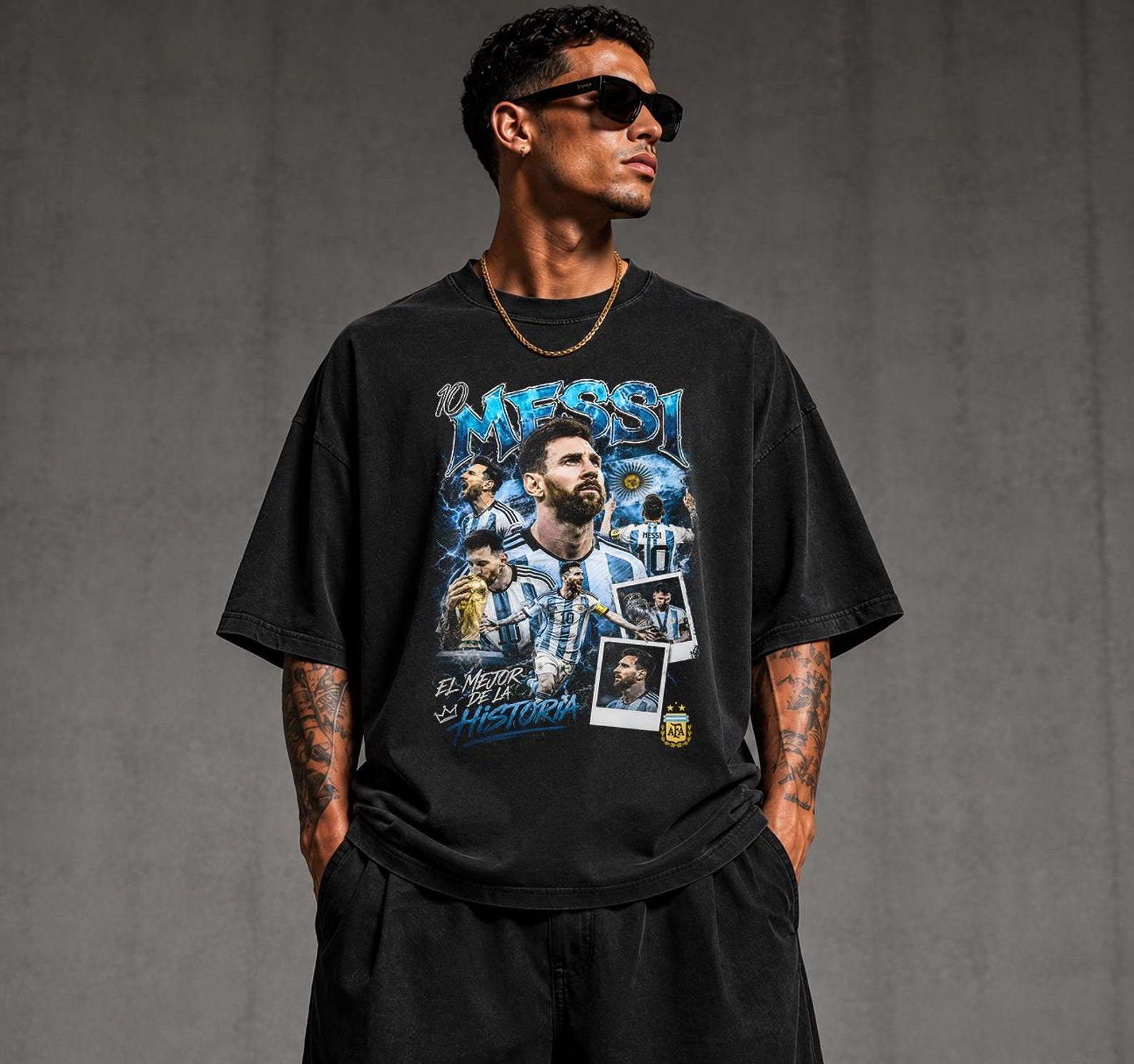 Messi World Champion Tee, Messi GOAT T-Shirt, Messi 10 Graphic Tee, Messi WC 2026